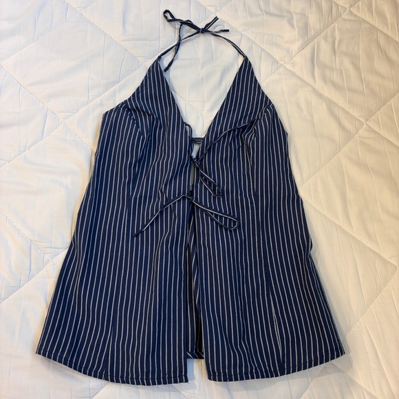 Anthropologie LyreBird Cotton Tie-Front Vest - Picture 4 of 6